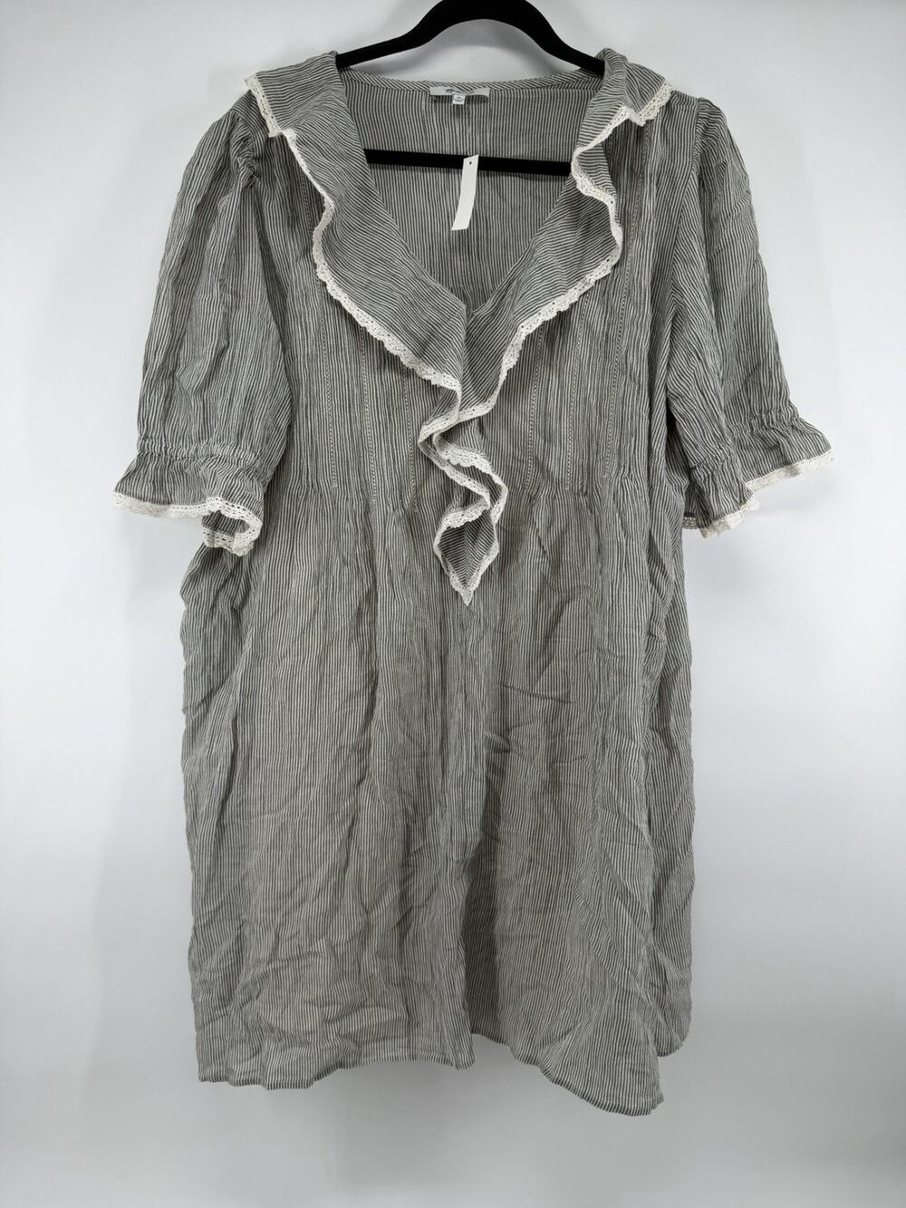 Madewell The Blaire Mini Dress Women’s Size XL 100% Cotton NWT